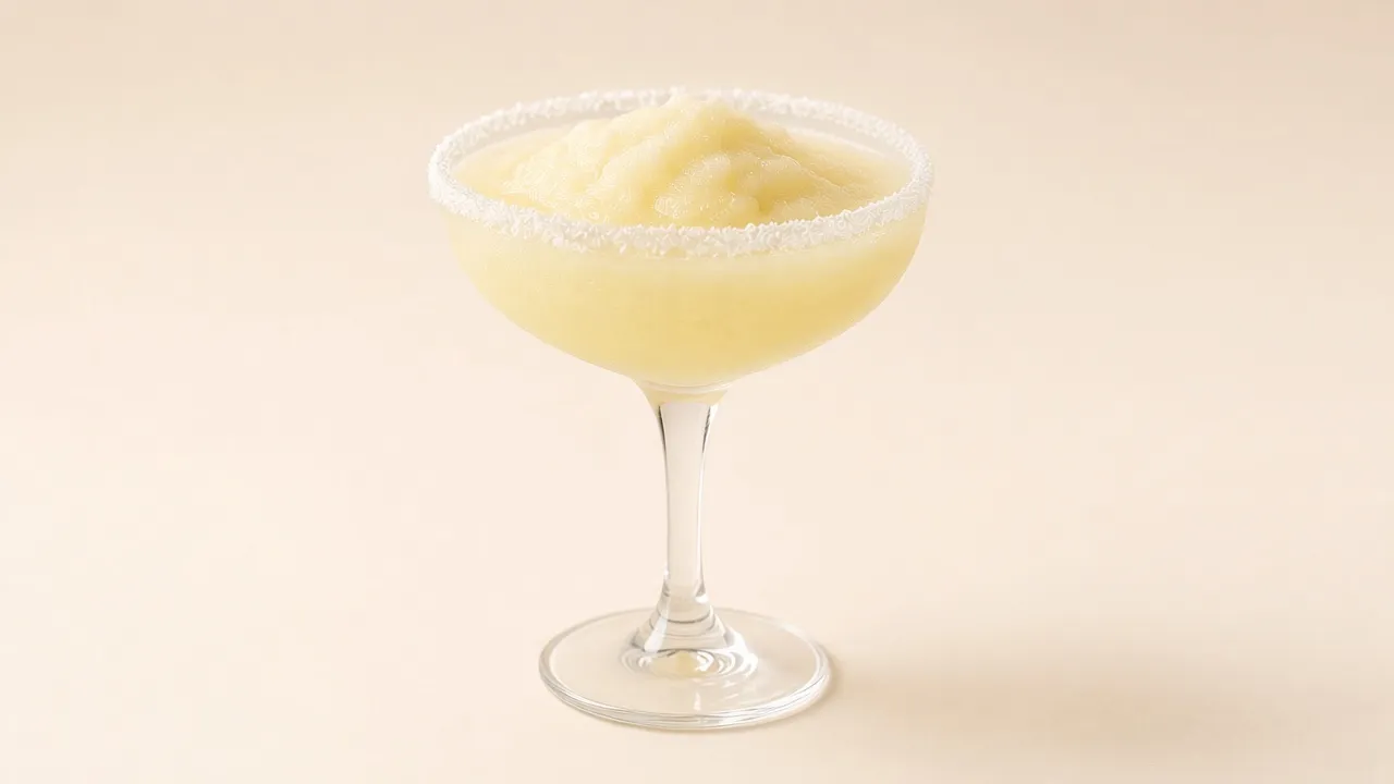 Illustrative example of a frozen lemonade margarita