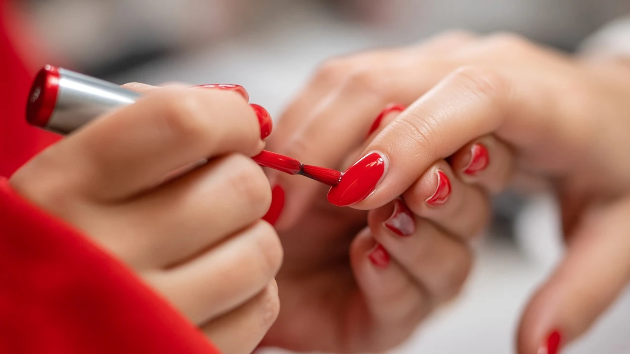 Deluxe step 10 — Polish last, regular included, gel or shellac upgrade available